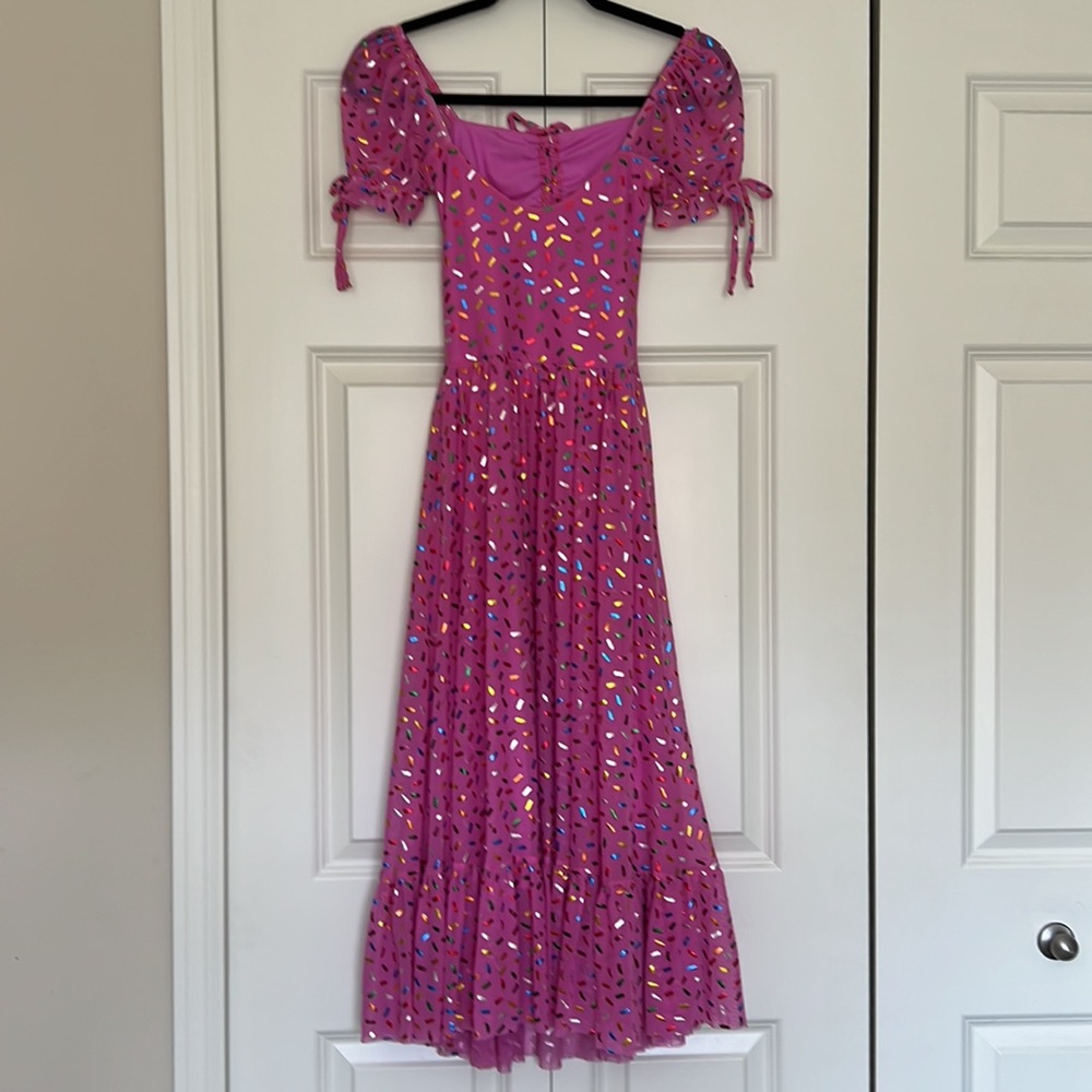 ๐ฅNWT Blackmilk Sprinkles Shiny Tea Party Dress ~ LIMITED Size XS - Picture 9 of 14